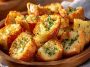 Ritz Bits crackers coated in garlic butter seasoning, crispy and golden.
