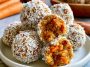Bite-sized carrot cake treats with warm spices and soft texture.