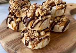 Frozen peanut butter yogurt bites – Bite‑sized frozen treats with creamy peanut butter and yogurt.